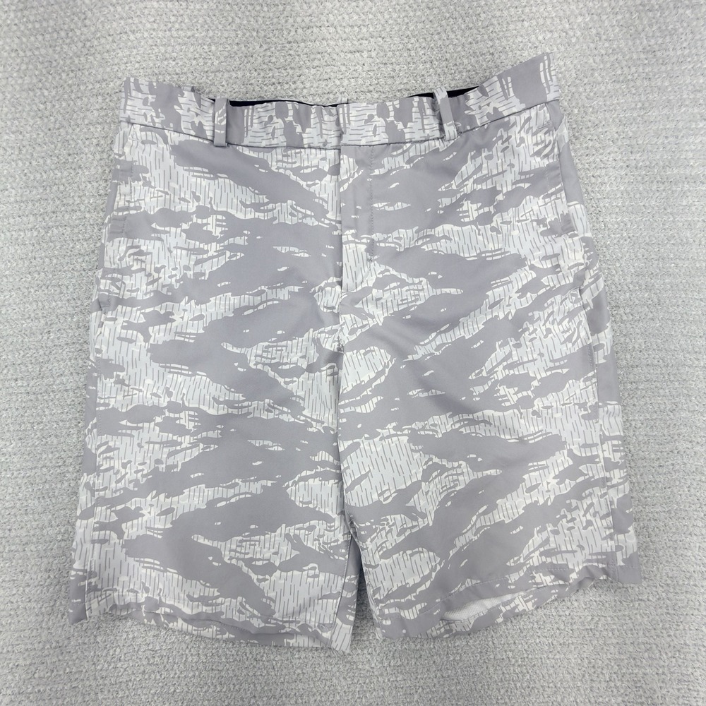Nike Golf Shorts Mens 32 Gray Camo Flex Hybrid Dri Fit Stretch‎ Performance